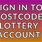 log into my postcode lottery account